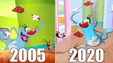 Evolution of Oggy and the Cockroaches Games [2005-2020]