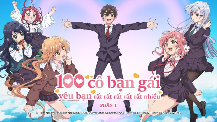 100 Cô Bạn Gái Yêu Bạn Rất Rất Rất Rất Rất Nhiều VietSub Ss1 - Tập 12