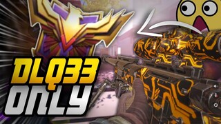 I Hit Legendary Rank with DLQ33 Only (Solo Rank on PHONE) | (GYROSCOPE + HANDCAM) | Cod Mobile