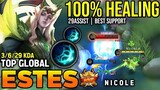 ESTES BEST BUILD 2022 | TOP GLOBAL ESTES GAMEPLAY | MOBILE LEGENDS✓