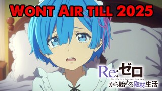 Re Zero Season 3 Won't Release Till 2025 Cause of This...