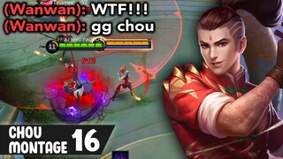 CHOU MONTAGE SHADOW -16 | SURPRISE KICKS! | MLBB