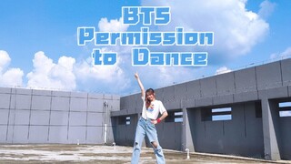 [Cover] Orang pertama menarikan BTS - Permission to Dance di Bilibili