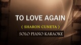 TO LOVE AGAIN ( SHARON CUNETA ) COVER_CY