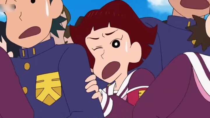 Watched the Crayon Shin-chan movie "Hana no Tenka Kasukabe Gakuen" in one go