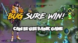 Bug na pwede sa Rank at Classic Help to win ka dito - MOBILE LEGENDS BANG BANG