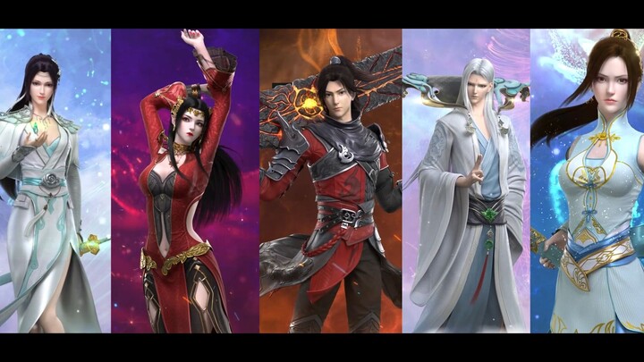 A look at the PVs of the five major characters. The Humanoid Queen is so beautiful, I can’t wait for