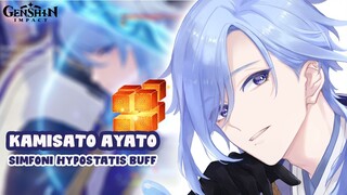 Kamisato Ayato dengan Buff 150% Hydro Damage Bonus | Genshin Impact