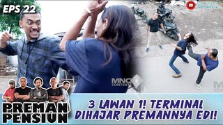 3 LAWAN 1! TERMINAL DIHAJAR PREMANNYA EDI! - PREMAN PENSIUN