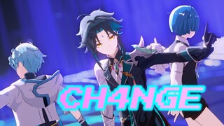 [Genshin Impact MMD]CH4NGE[魈/Chongyun/Xingqiu]