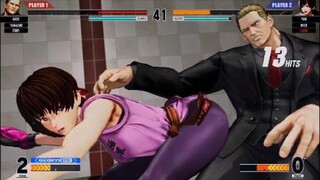 KOF15　ギース　屈辱的な新龍虎乱舞コンボを食らう…　今作のギースは良キャラ