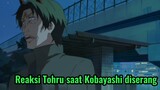 Reaksi Tohru saat Kobayashi diserang