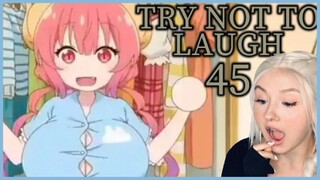 Try Not To Laugh Challenge 45 By AdikTheOne REACTION!!!