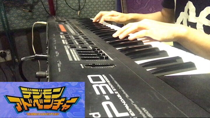 [Musik]Memainkan <BUTTER-FLY> pada keyboard|<Digimon>