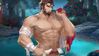 Three Magic Hot Springs Illustration (Male)