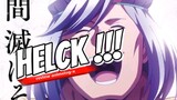 Rekomendasi Anime dengan genre campuran aksi dan komedi, "Helck"