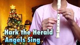 Hark the Herald Angels Sing - Recorder Flute Easy Letter Notes / Flute Chords (Christmas Song)