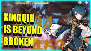 Why Xingqiu is THE MOST BROKEN character in Genshin Impact ( FOR FREE)