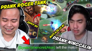 DI PRANK ERI PAKE ROGER TANK LANGSUNG GUA PRANK BALIK DIA SAMPE KELUAR DARI GAME