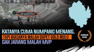 Katanya HERO NUMPANG MENANG. Tapi gak susah dapet Gold. Malah sering MVP juga