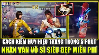 Cách Kiếm FULL Huy Hiệu Tay Cầm Trắng - Nhận FULL Quà Street Fighter Sự Kiện Đôi Công Mới | THI BLUE