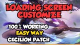 HOW TO CHANGE LOADING SCREEN ON MOBILE LEGENDS | EASY STEP 100% WORKING