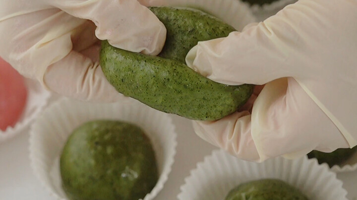 [Food]Making soft and chewy glutinous riceballs