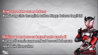 Rica Matsumoto - Alive A Life (Kamen Rider Ryuki Opening) Lyrics Sub Indonesia