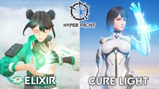 HYPER FRONT ELIXIR vs CURE LIGHT ABILITIES COMPARISON