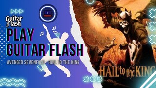 LEAD GUITAR NYA GILA GUYS !!! - Guitar Flash [ Avenged Sevenfold - Hail to the King ]
