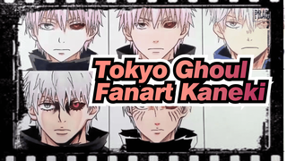 Menggambar Kaneki Ken dengan Berbagai Gaya Anime!