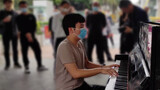 【Piano】Playing Kimetsu no Yaiba on the street