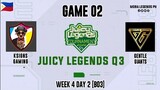 KSIGNS Gaming vs Gentle Giants Game 02 | Juicy Legends Q3 2022