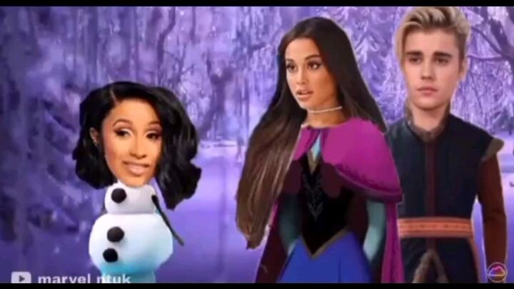 Frozen (but with celebs)