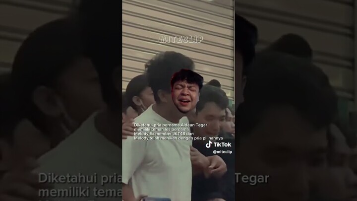 meme mas deankt nangis di tinggal nikah teman les nya yang bernama melody