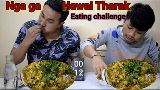 Nga Ga Hawai Tharak EATING CHALLENGE Manipuri || Peas & Fish chaba hanba thuba tanaba manipuri versi