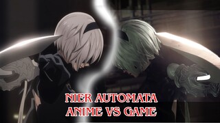 Nier Automata Comparison - Anime vs. Game (Android 2B is so pretty)