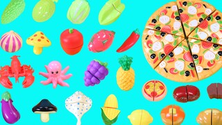 Pizza Cutler Toys Fruit Vegetables Seafood Food Cutler Toys