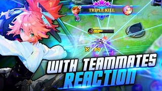 SPECTACULAR FANNY GAMEPLAY WITH TEAMMATES REACTION | MLBB