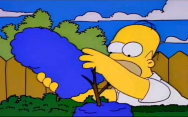 The Simpsons – “Siapa yang tahu kenapa Maggie memiliki kepala nanas berwarna biru?”