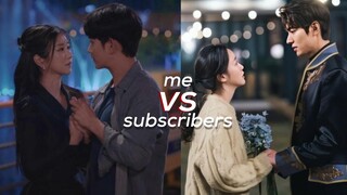 Korean Drama Favorites: Me vs My Subscribers