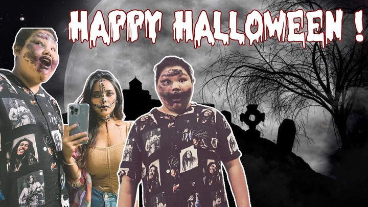 MENCOBA MAKEUP HALLOWEEN SENDIRI !