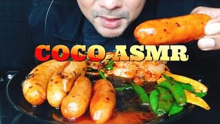 ASMR:ไส้กรอก(EATING SOUNDS)|COCO SAMUI ASMR #กินโชว์ไส้กรอก