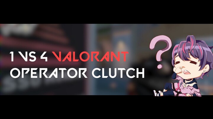 [CLIP] 1 vs 4 Operator Clutch in Valorant! | Ryoutaa #VCreators