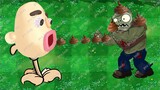 Plants vs Zombies Animation: CrazyFrog Little Monkey Sandwich Runner dinosaur - Compilation