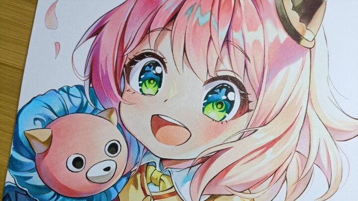 [Marker Coloring/Ania] Open the Second Son Experience Card, so cute