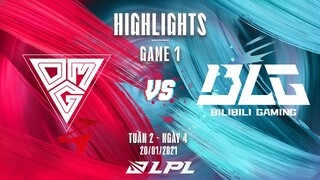 [Highlights] OMG vs BLG - Game 1 | Tuần 2 Ngày 4 | LPL Mùa Xuân 2022