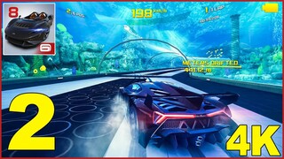 Asphalt 8 Car Racing Game Android Gameplay Walkthrough Part 2 (Mobile, Android, iOS, 4K, 60FPS)