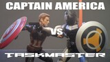 Captain America vs Taskmaster (STOP MOTION)
