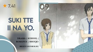 Sukitte Ii na yo Sub ID [09]